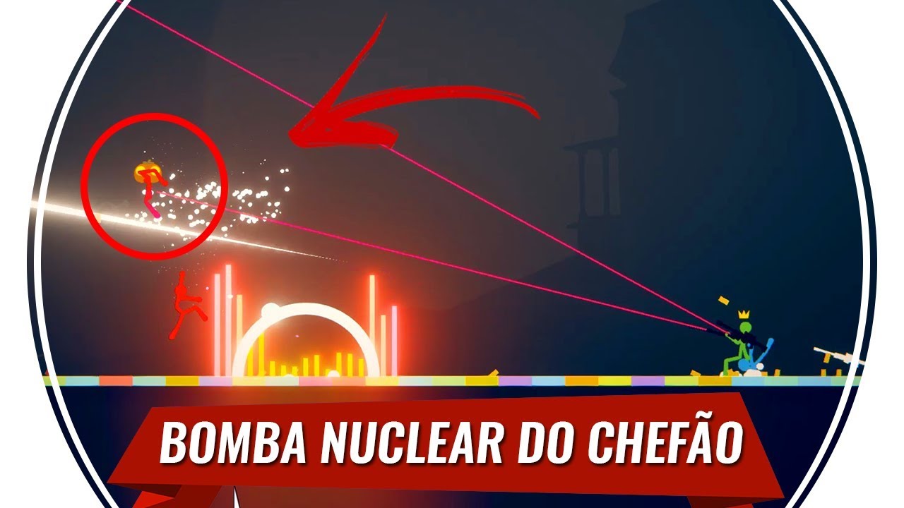 BOMBA DESTRUIDORA DO CHEFÃO | Stick Fight com Marginal, Willian25541, Fredox