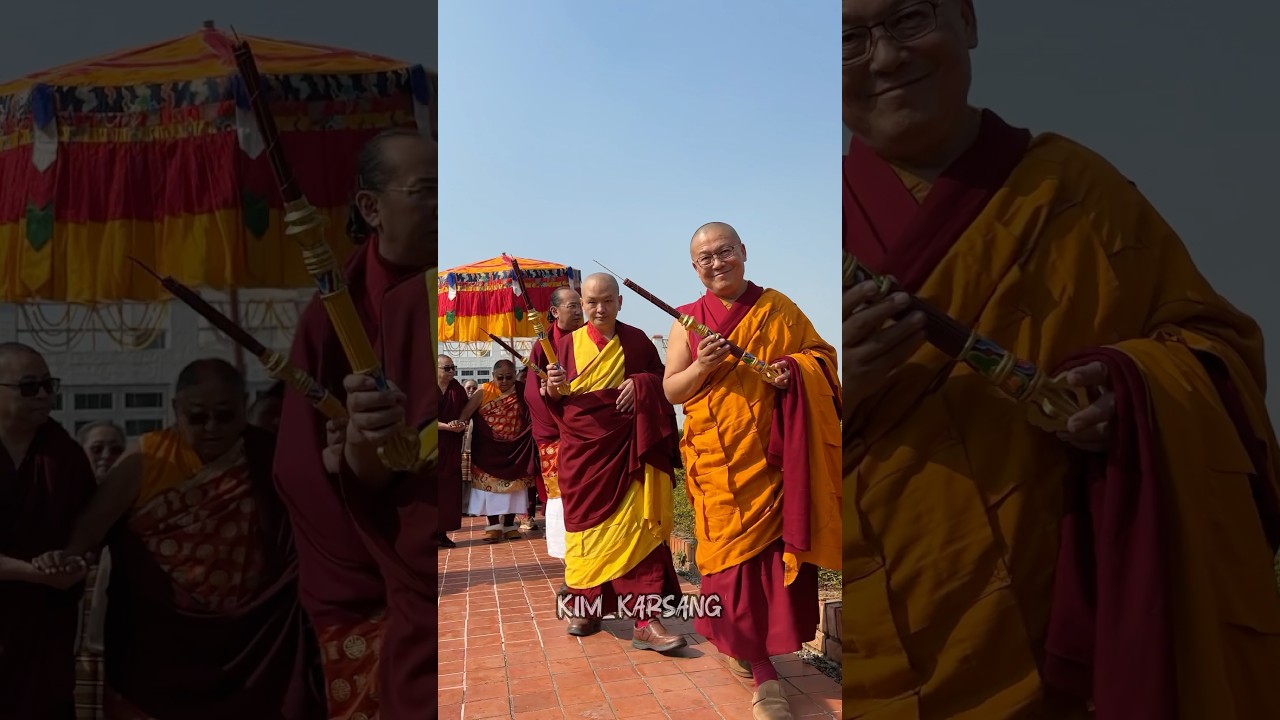 Blessing in Lumbini #rinpoche #sakya #tibetan