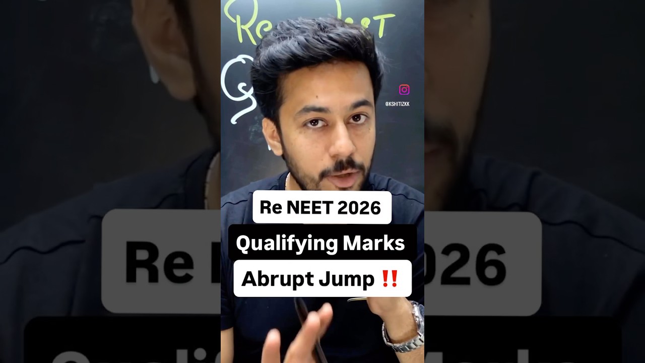 Re NEET 2026 Qualifying Marks Jump| All Fair ? What you think? #neetexam #neetresult #reneet2026