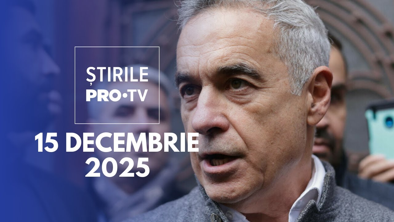 Știrile PRO TV - 15 Decembrie 2025 | Călin Georgescu și Horațiu Potra, față &icirc;n față