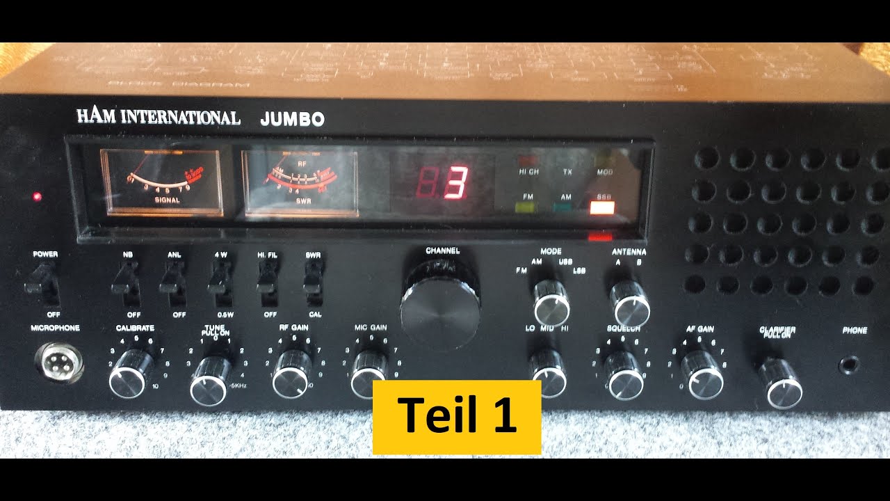 CB Funk SSB Runde Berlin-Brandenburg mit der Ham International Jumbo empfangen Juni 2020 Teil 1