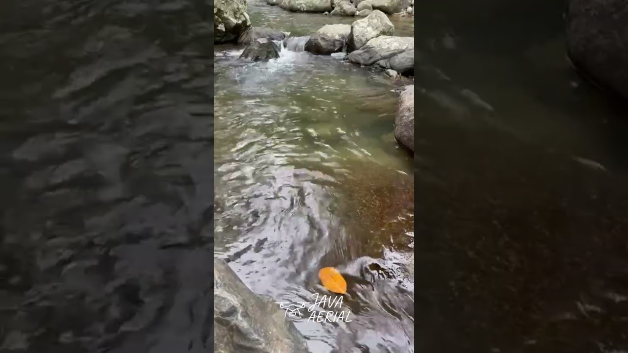 &ldquo;Crystal Clear River Flow &ndash; Nature Sounds for Total Relaxation&rdquo;  Aerial View| Java Aerial