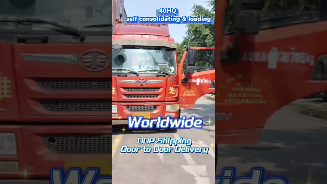 shipping worldwide/ 40HQ self consolidating and loading