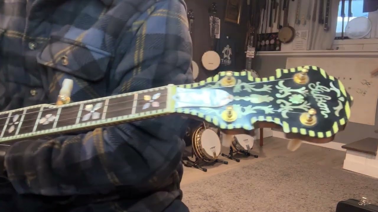 1929 Prewar Gibson Style 6 Checkerboard BANJO FOR SALE - Turtle Hill Banjo Co