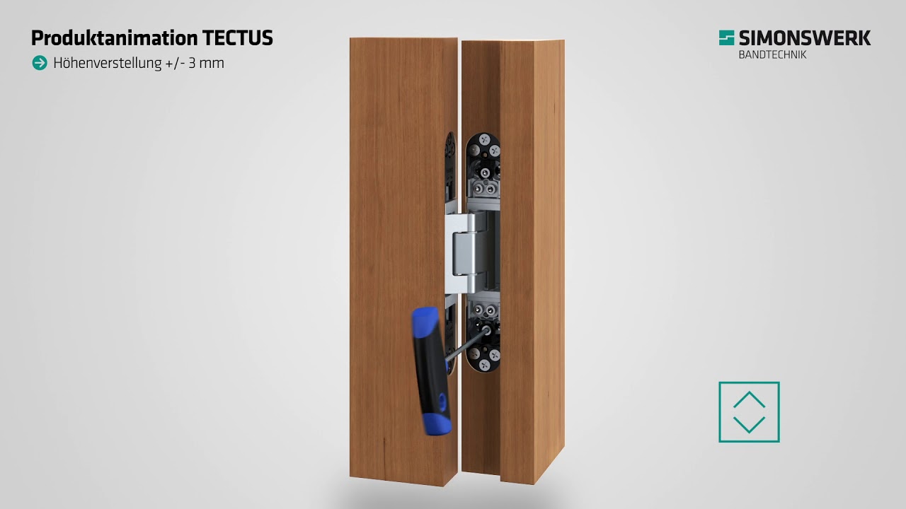 SIMONSWERK TECTUS TE 540 3D - Verstellung