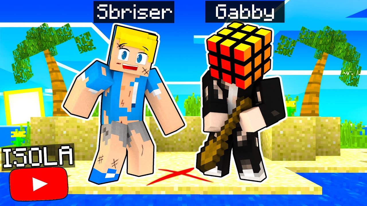 SBRISER E GABBY TROVANO UN TESORO SULL'ISOLA DEGLI YOUTUBERS!