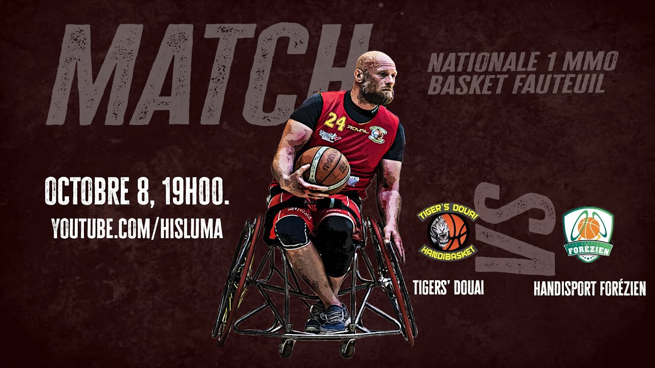 Handibasket: Douai vs Handisport For&eacute;zien - Nationale 1 MMO