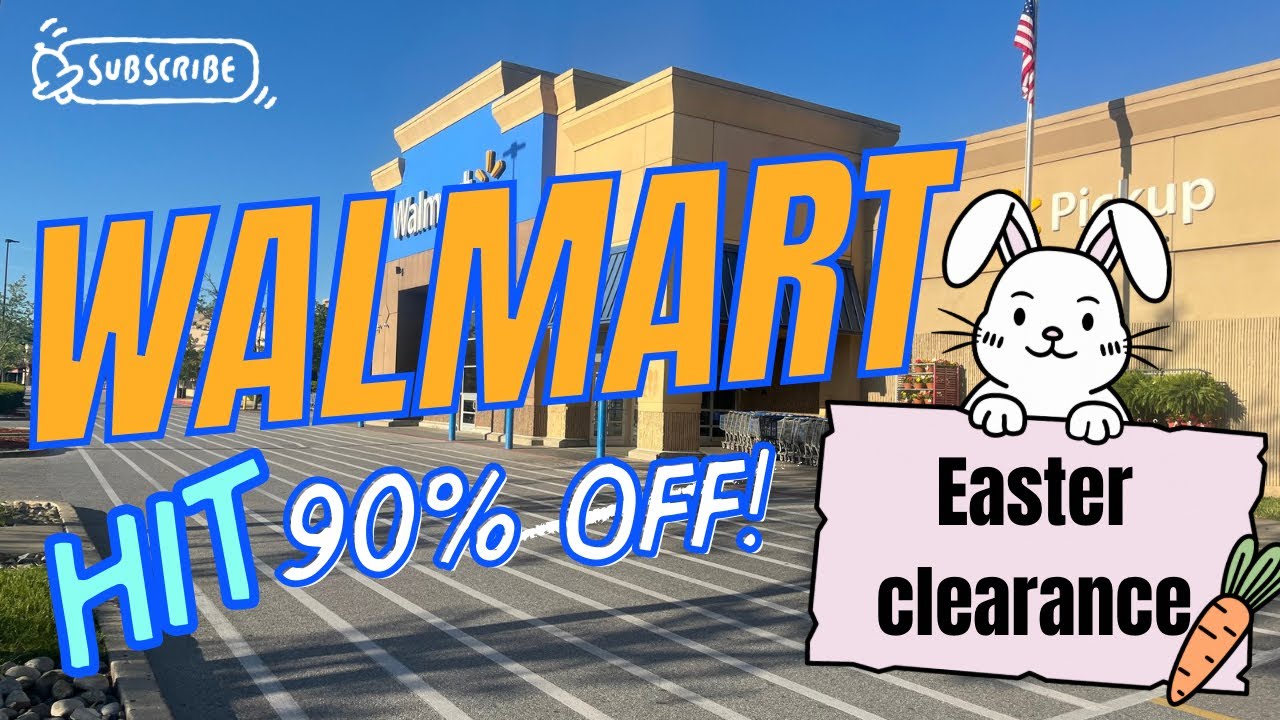 Walmart hit 90% off Easter Clearance today! Great finds! 🐣 April 2025 #walmart