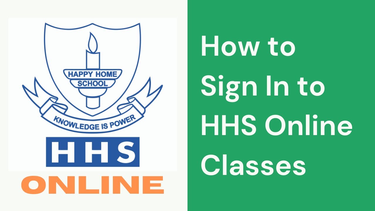 How to Sign In to HHS Online Classes - Tutorial for Students/Parents