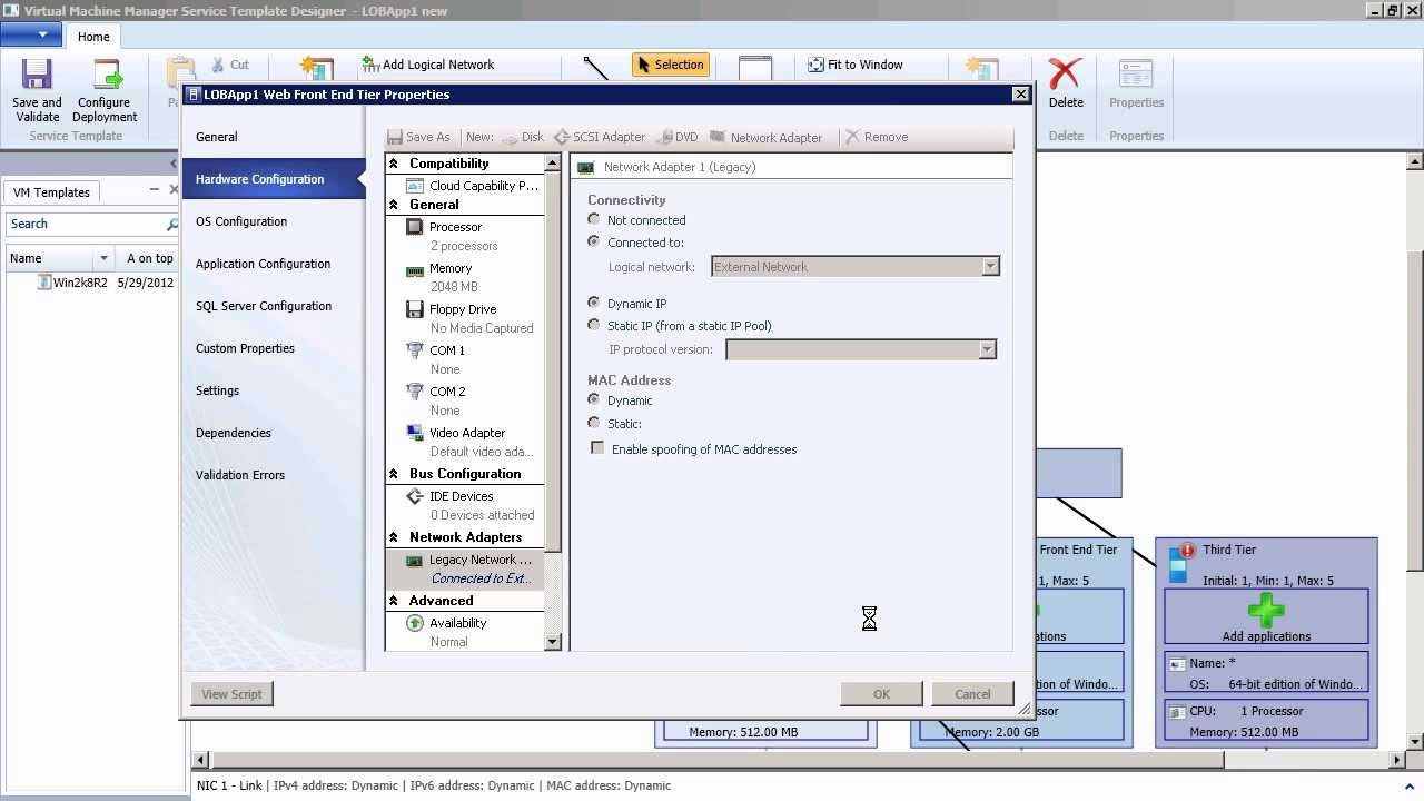 Microsoft System Center Private Cloud 2012 Tutorial: Service Template Designer | K Alliance