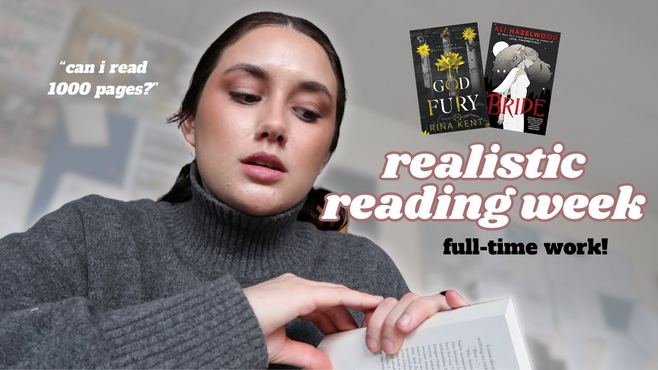 read with me for the work week | spoiler free vlog! 📚💼
