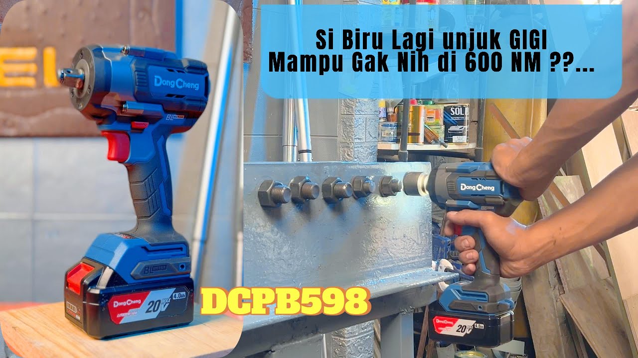 DESIGN YANG LUAR BIASA MENARIK..!!! IMPACT WRENCH DONGCHENG DCPB598