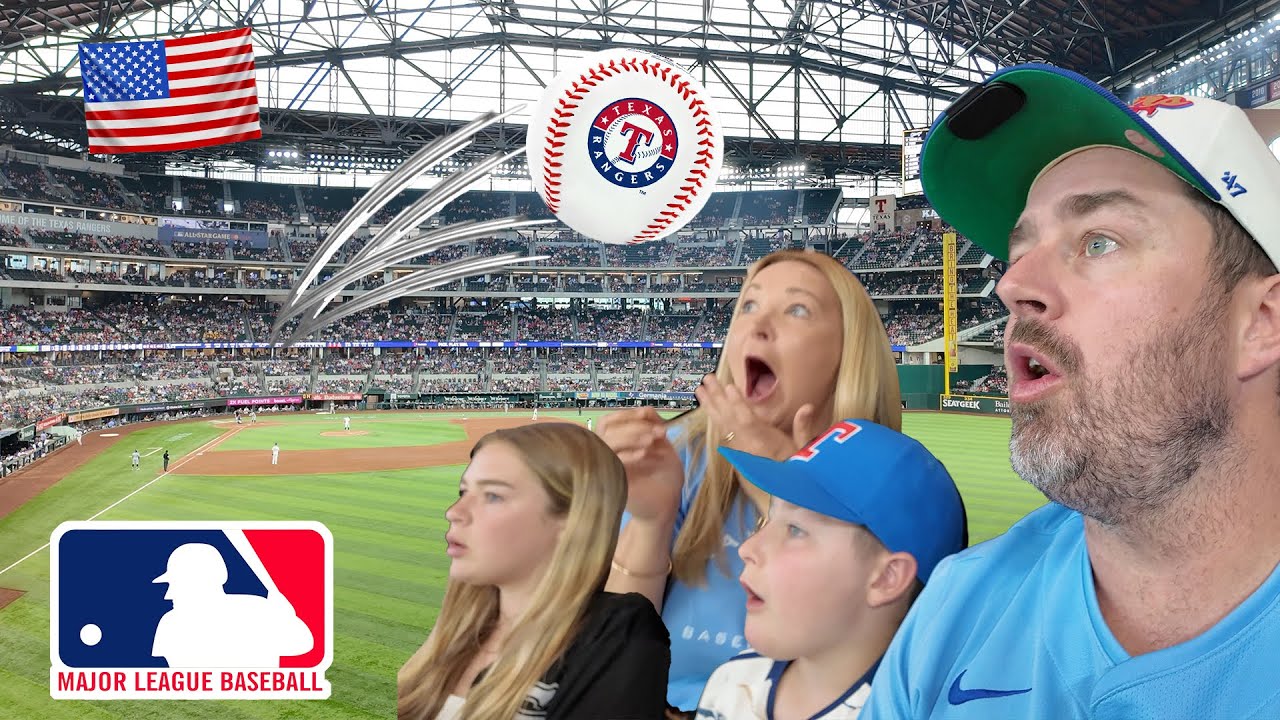 Семья из Новой Зеландии впервые идёт на бейсбольный матч MLB! (ПРОБУЕМ АМЕРИКАНСКУЮ БЕЙСБОЛЬНУЮ Е...