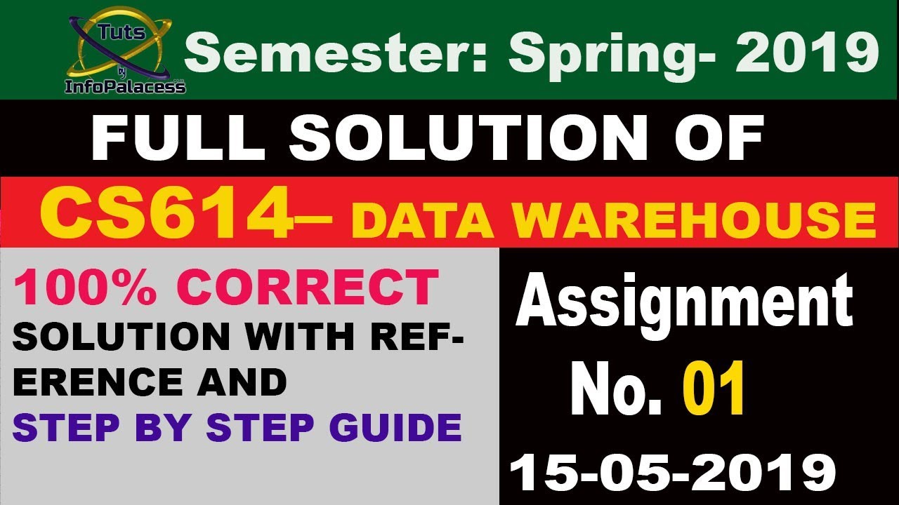 CS614 Assignment 1 Solution Spring 2019 Working video with Step by Step Guide