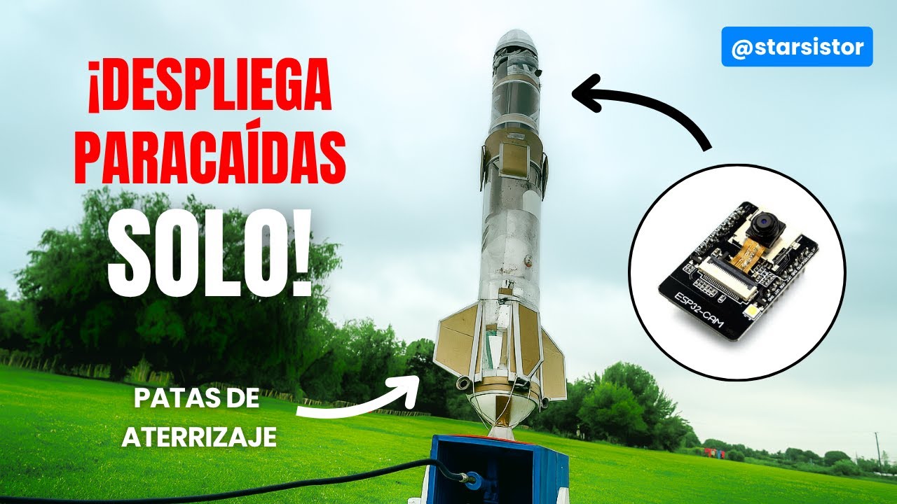 construí un cohete de agua que ATERRIZA como uno de SPACE X