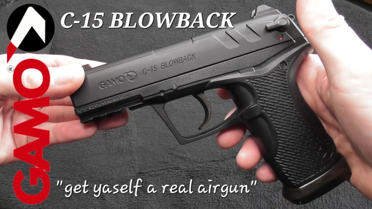 Gamo C15. First time shooting a co2 Blowback! Great FUN!?