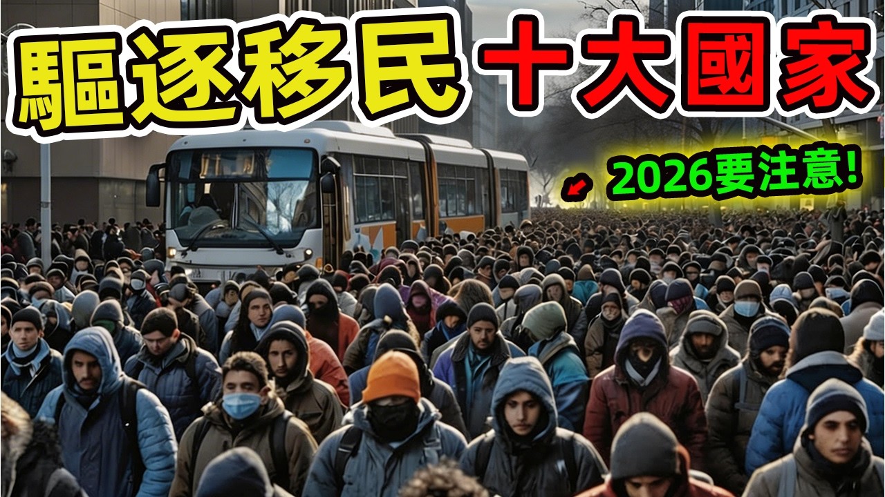2026年正驅逐移民的十個國家，第一名震撼全球,90%的人絕對想不到。|世界指南針 #世界之最 #出類拔萃 #腦洞大開 #top10 #國家 #國家排名 #移民 #非法移民 #驅逐移民