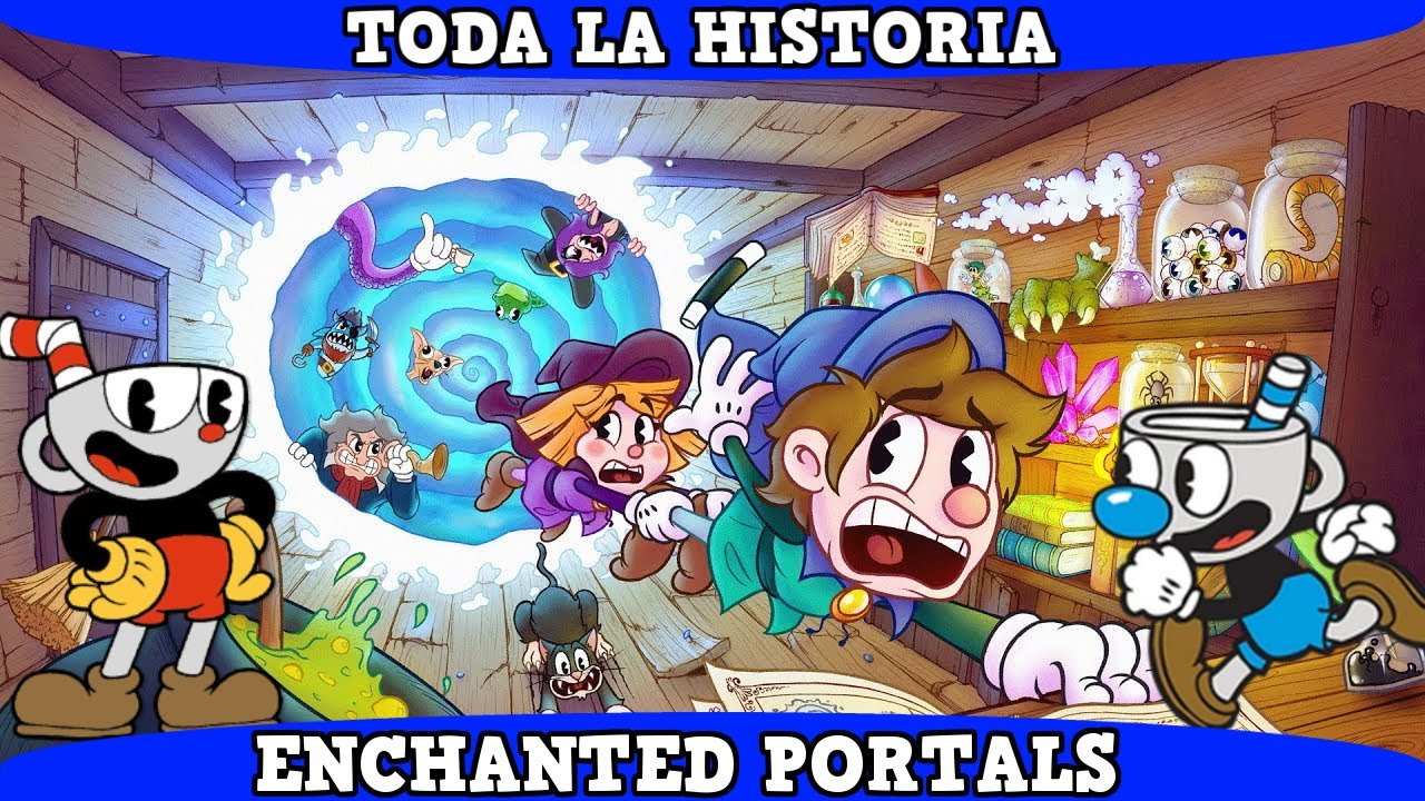 AHORA un juego COPIA de... CUPHEAD 🤦‍♂️ - Enchanted Portals | Toda la Historia en 10 Minutos