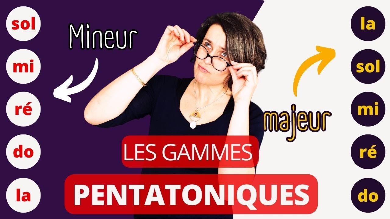 Comprendre les gammes pentatoniques en un clin d'œil, et les reconnaître d'oreille !