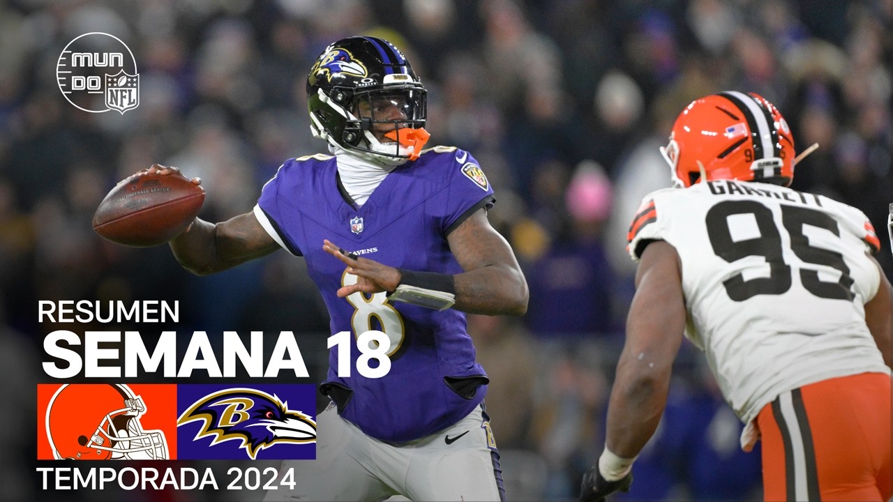 Cleveland Browns vs Baltimore Ravens | Resumen NFL en español - Semana 18 | NFL Highlights 2024