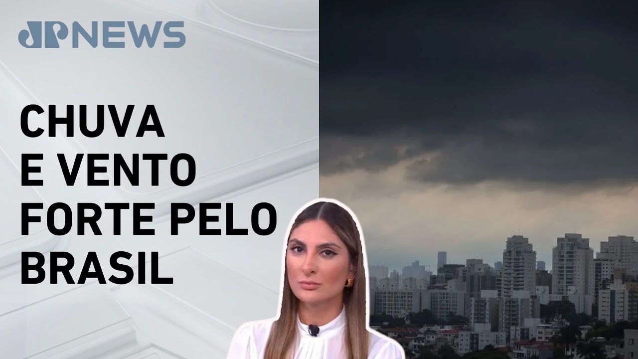 Previs&atilde;o do Tempo: Ciclone avan&ccedil;a e coloca SP e Sul em alerta