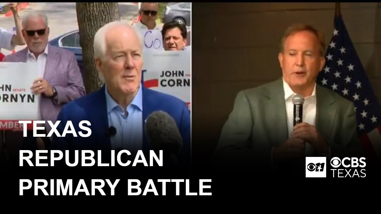 Texas primary runoff early voting begins as Cornyn, Paxton battle for GOP Senate nomination