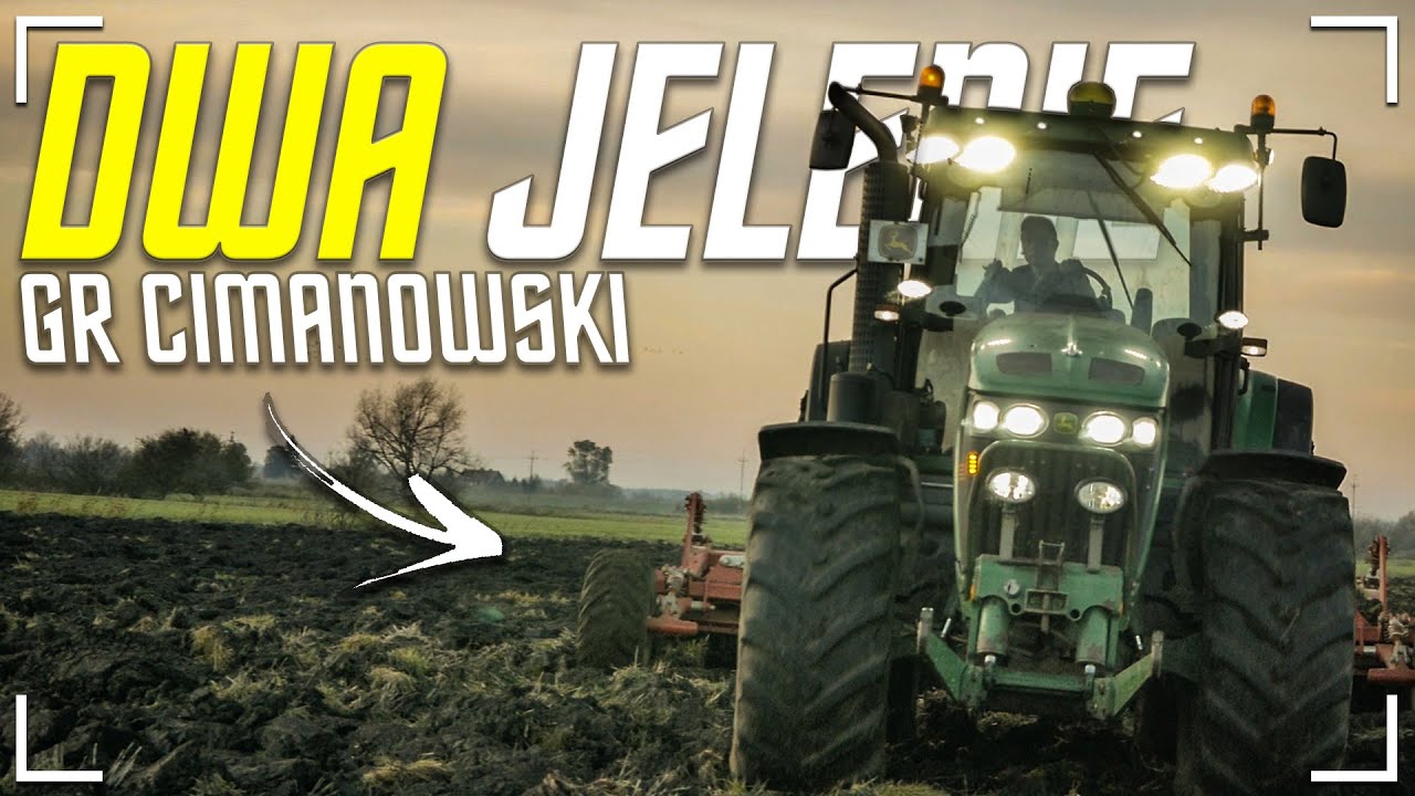 ✩ 🇵🇱 2 Jelenie na Jednym Polu 🦌 ✩ Ciężka Uprawa i Siew z Nowym Nabytkiem ✩ 2x John Deere ✩