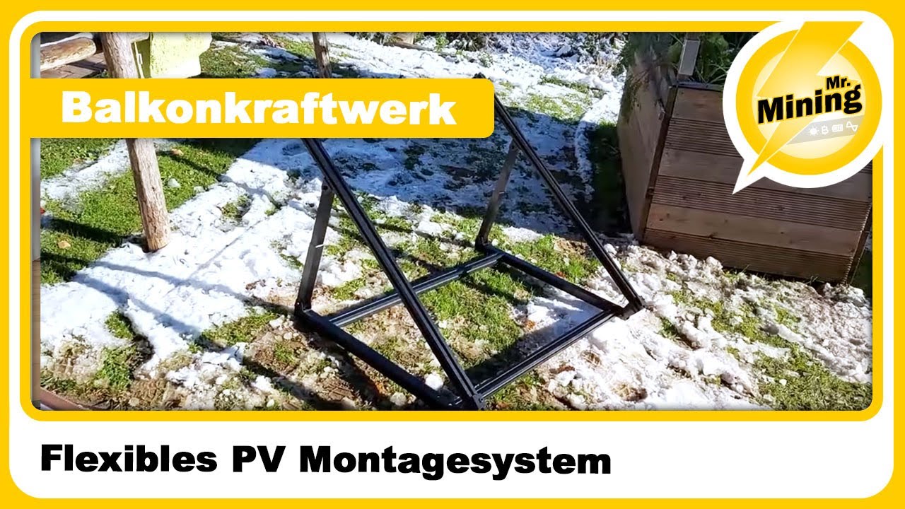 Endlich ein allround Montage Gestell für Solarplatten one for All BKW Fassaden PV oder Aufständerung