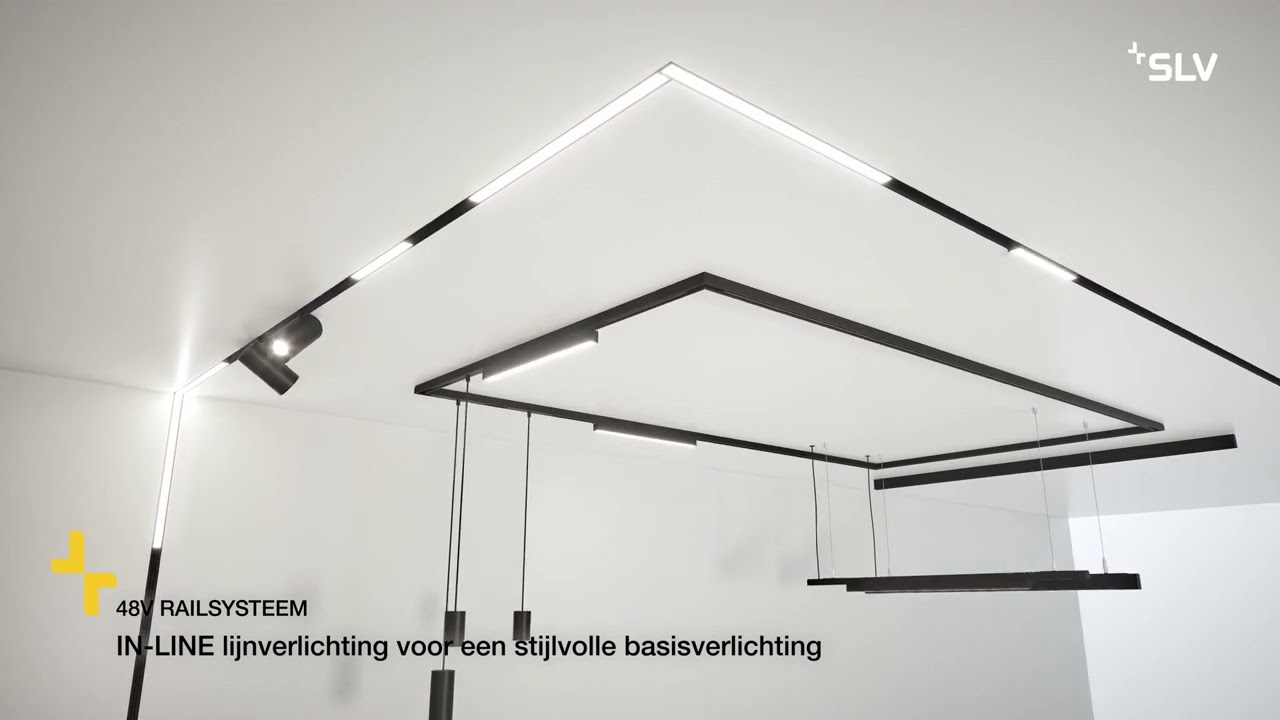 SLV 48V RAILSYSTEEM | Spanningsrailsysteem voor moderne lichtconcepten