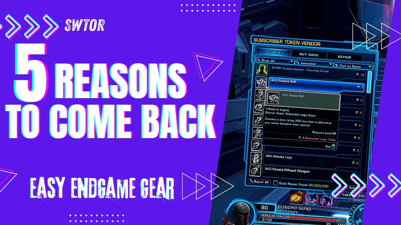 SWTOR 2025: 5 MAIN Reasons to Play or Return NOW!