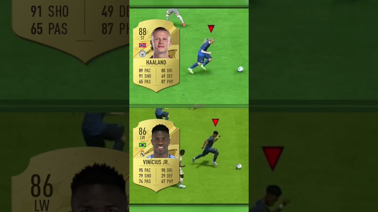 HAALAND vs VINICIUS JR! Who is FASTER in FIFA 23?