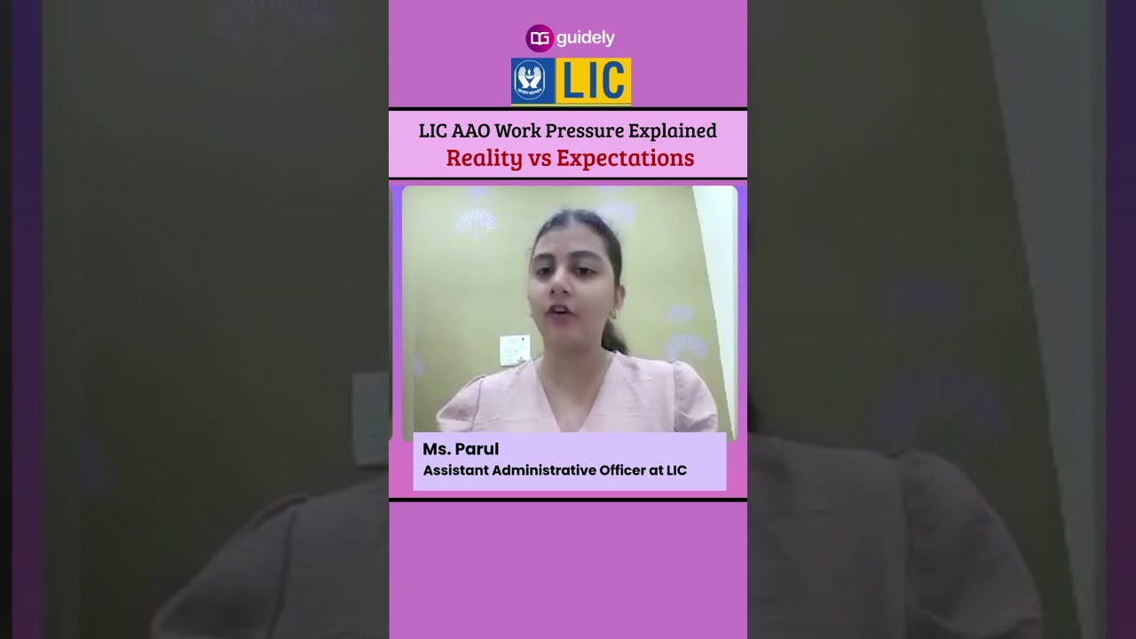 LIC AAO Work Pressure Reality Exposed😱 #guidely #licaao #lic #viral  #bankingexams #topper #shorts