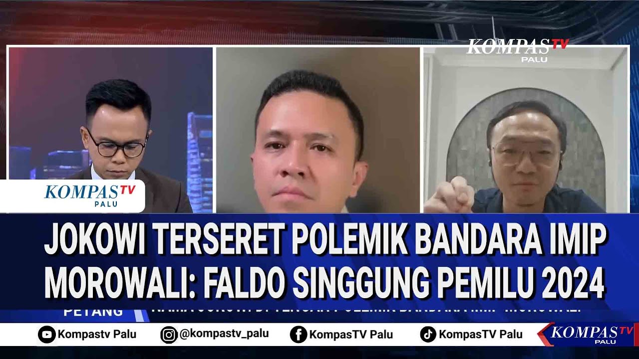 Jokowi Terseret Polemik Bandara IMIP Morowali: Faldo Singgung Pemilu 2024, Yunarto Beri Saran