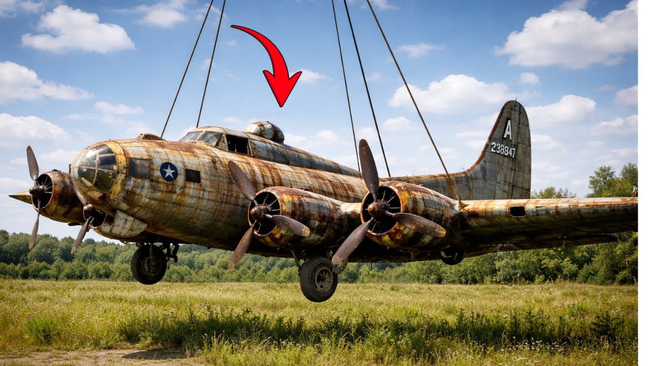 Restoring an Abandoned B-17 Bomber After Decades | The Process Will Surprise You