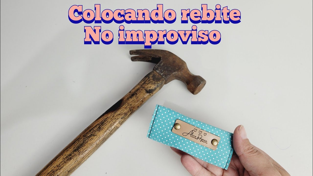 Tentei colocar rebite usando martelo 🤔 será que deu certo?