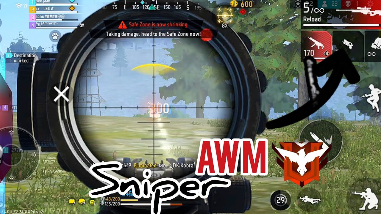 AWM Domination in Heroic Lobby 🔥 23 Squad Kills | Free Fire BR Ranked