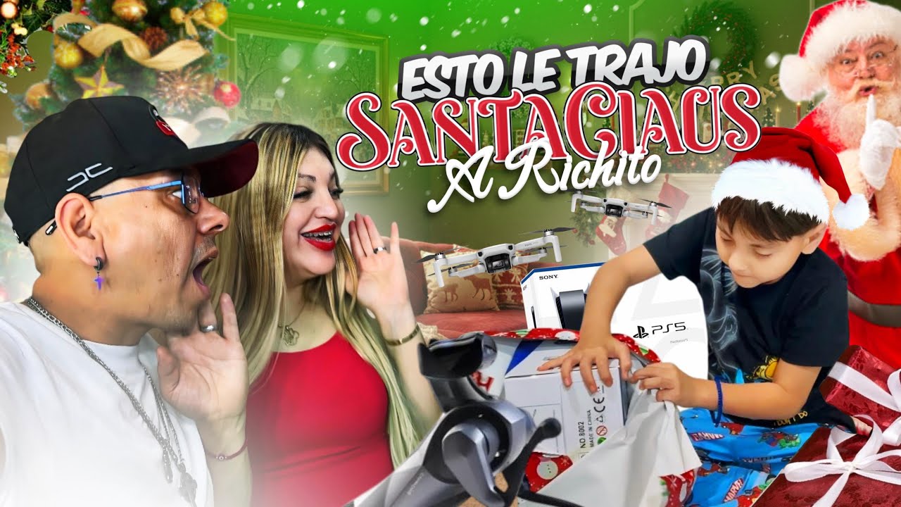 ABRIENDO LOS 🎁 REGALOS’ que le trajo SANTA CLAUS’ 🎅 de NAVIDAD’🎄// los politenis