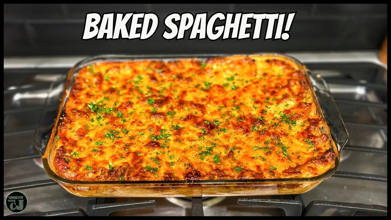Baked Spaghetti Recipe!  (The Best and Easiest Recipe!)