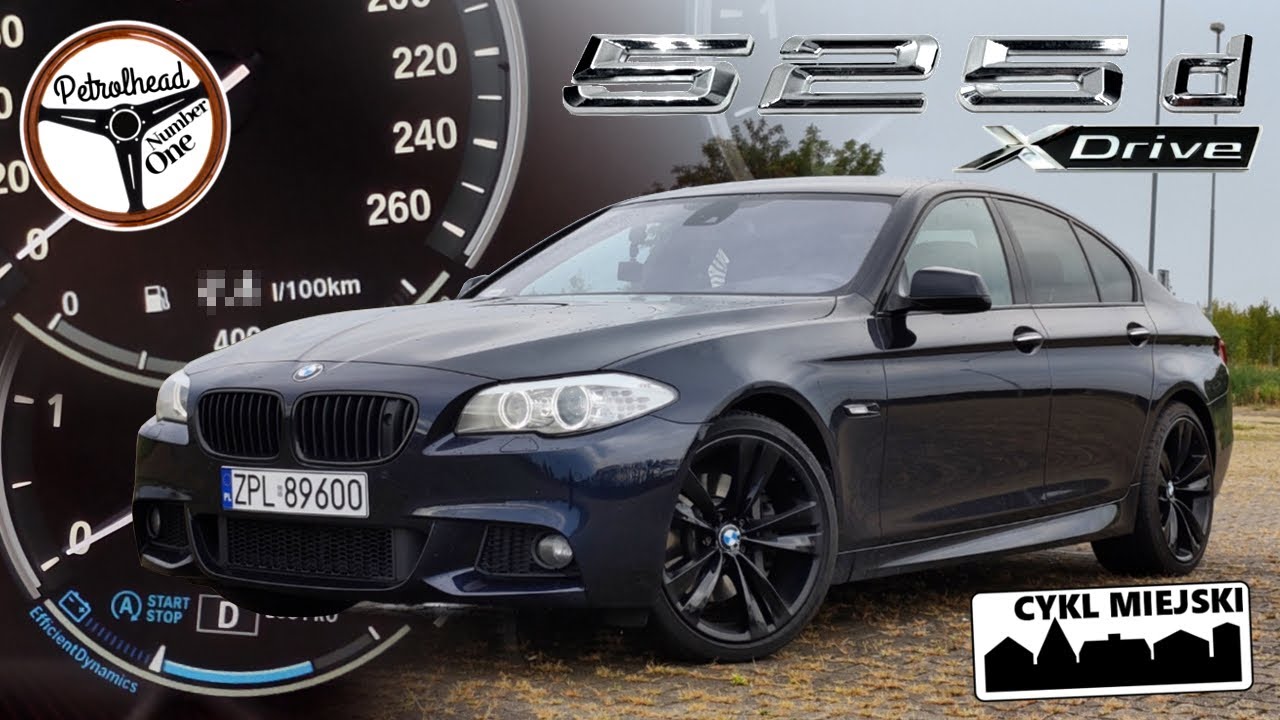 2012 BMW F10 525d xDrive | Ile NAJMNIEJ spali w mieście?
