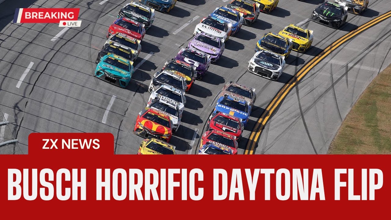 Kyle Busch TERRIFYING Daytona Flip & Flames Crash – Miraculously Walks Away!  NASCAR Testing