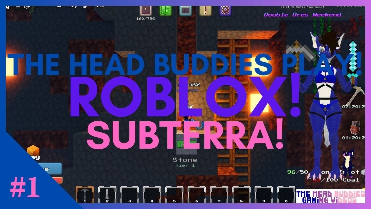 The Head Buddies Play | Roblox | Subterra | #1! (Bella's Commentary)