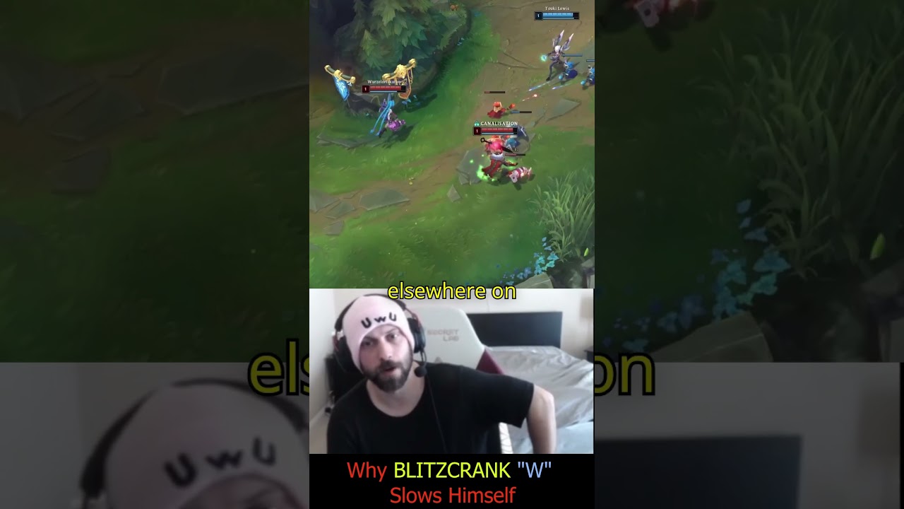 August - Why BLITZCRANK W Slows Himself
