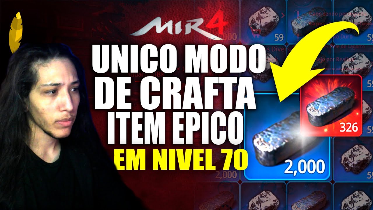 INICIANTE-COMO FAZER MUITO MATERIAL RARO PARA ITEM EPICO NO MIR4
