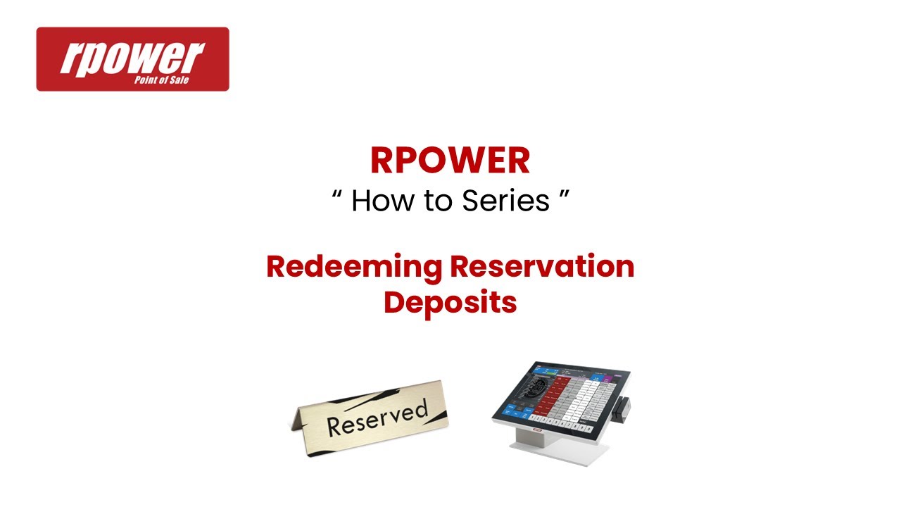 RPOWER How-To: Redeeming Reservation Deposits