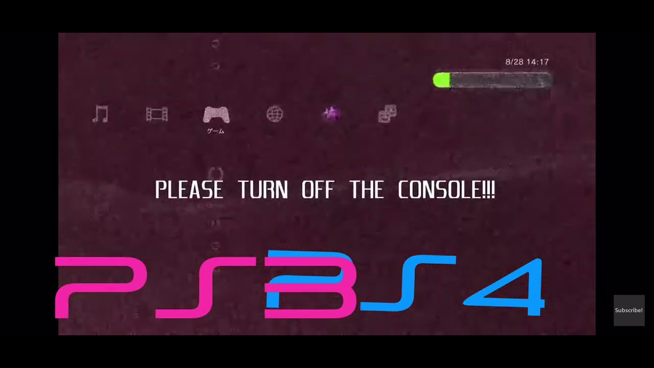 PlayStation 3 Creepy Killscreen but PlayStation 3 and PlayStation 4 wanna see it