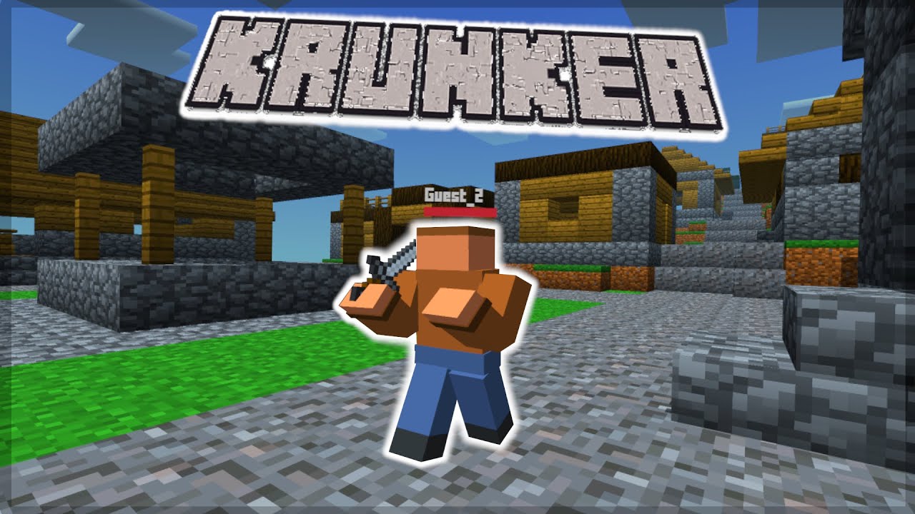 40 Player Krunker But Its Minecraft