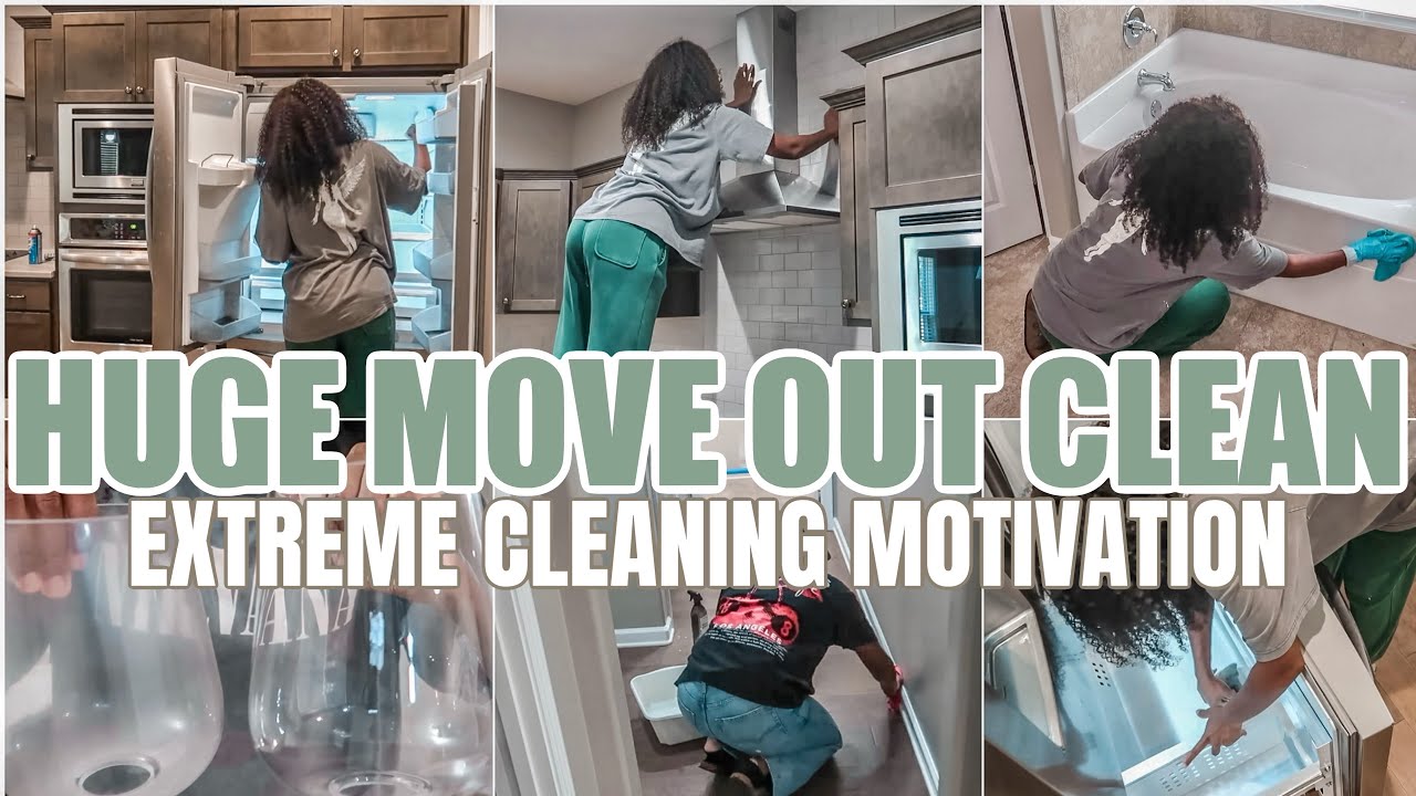 HUGE MOVE OUT CLEAN WITH ME | EXTREME CLEANING MOTIVATION | 2025 MOVE OUT AND CLEAN WITH ME