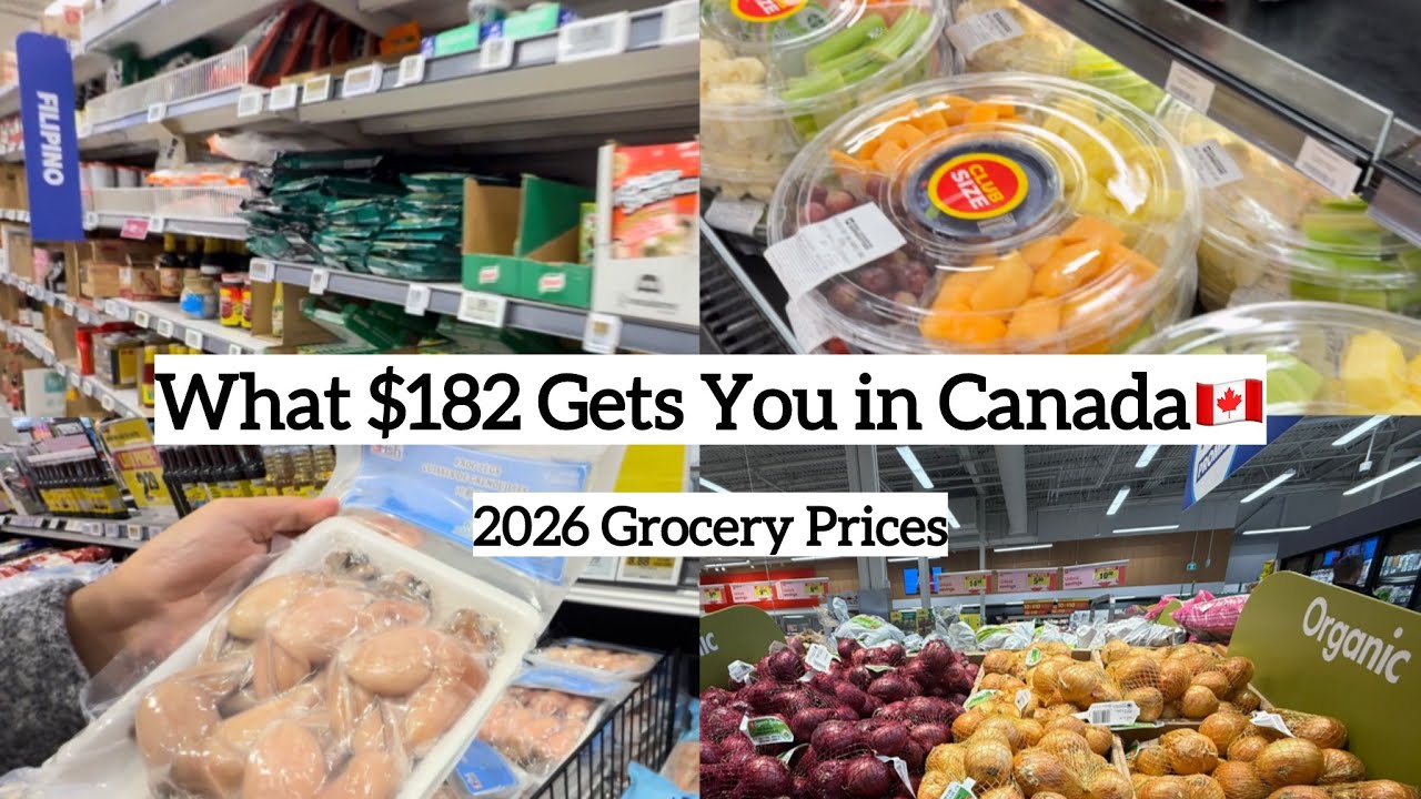 What $182 Gets You in Canada🇨🇦 | 2026 Grocery Prices