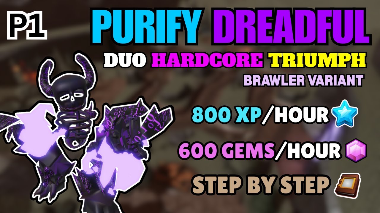 PURIFY DREADFUL DUO HARDCORE | Brawler Variant P1 | Tower Defense Simulator