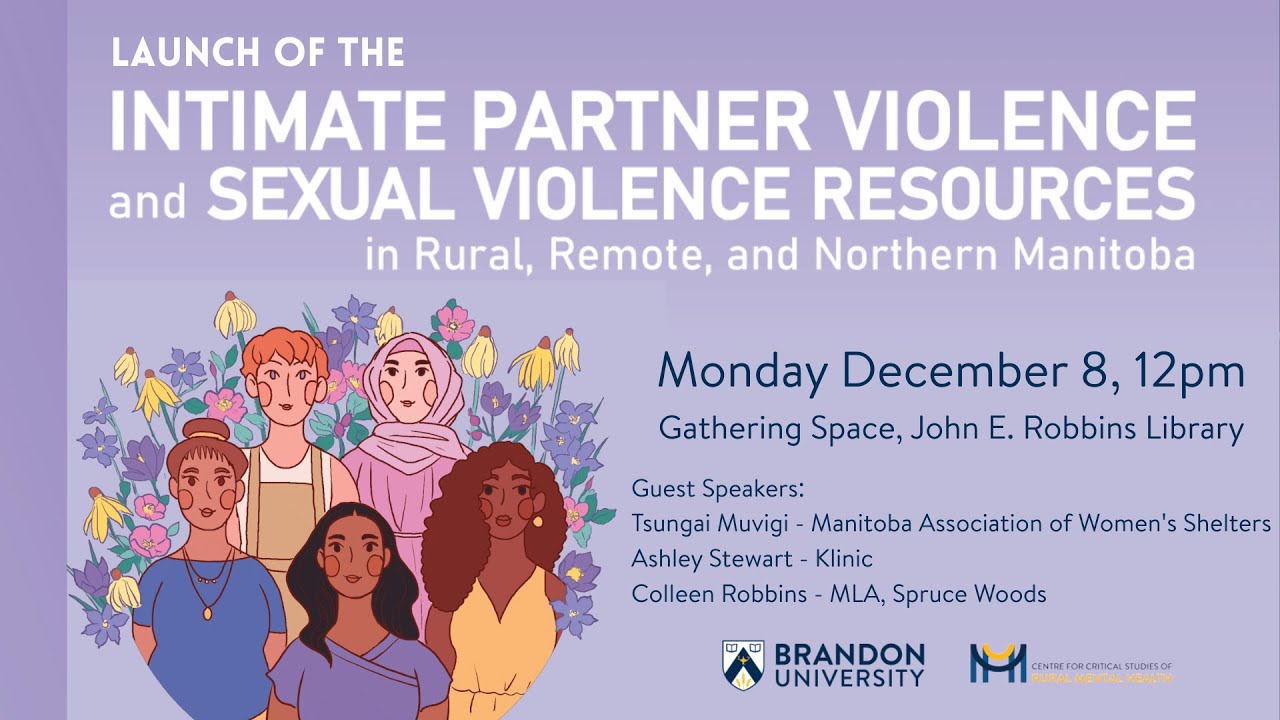 Launch of the Rural, Remote and Northern MB Intimate Partner and Sexual Violence Resource Guide